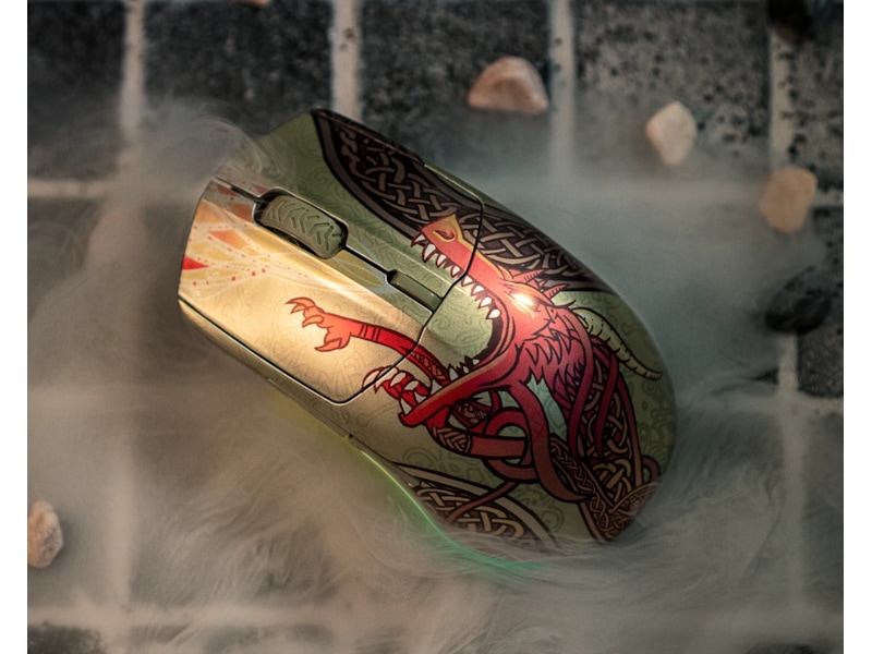 SteelSeries CS2 Dragon Lore Trådløs Gamingmus Gamingmus
