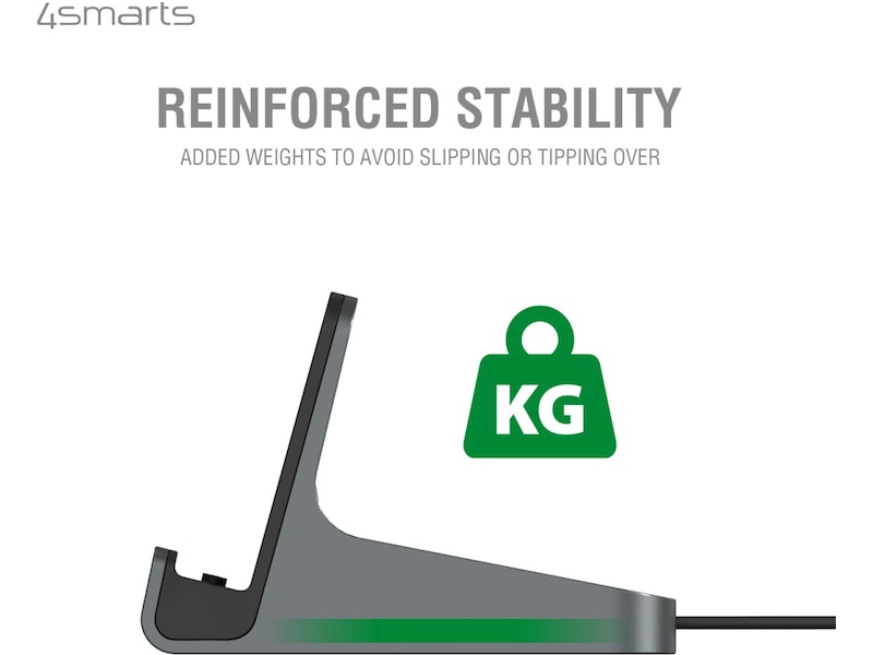 4smarts 60W USB-C Ladestasjon (sort) Ladestasjon