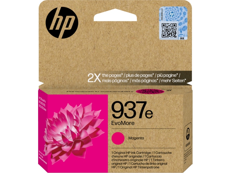HP blekk 937e EvoMore Magenta Blekkpatroner