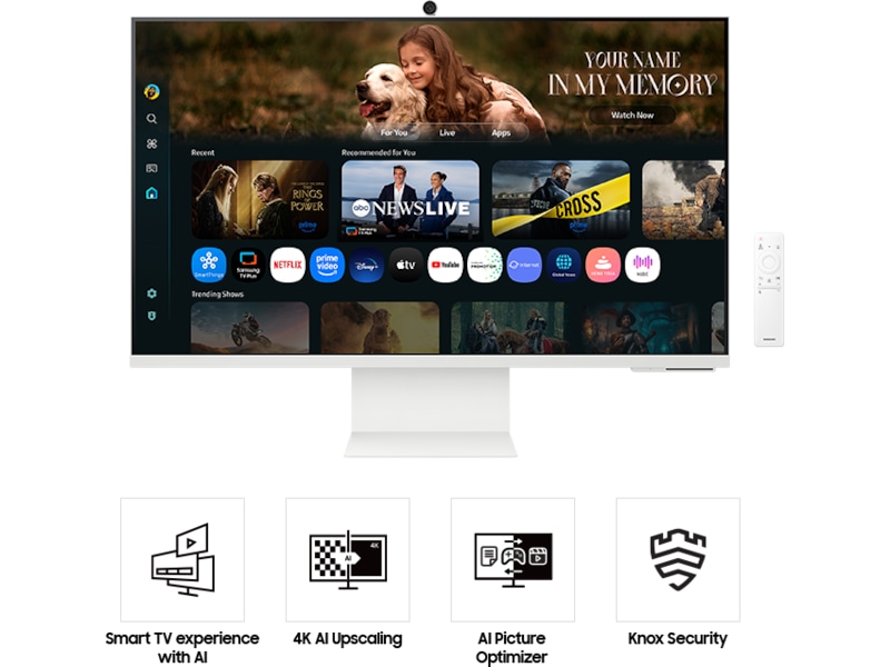 Samsung 32" 4K smartskjerm M8 32FM801 Skjermer