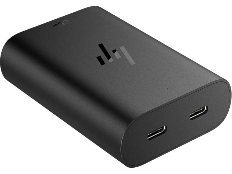 HP 65W GaN USB-C Adapter Batteri og lader