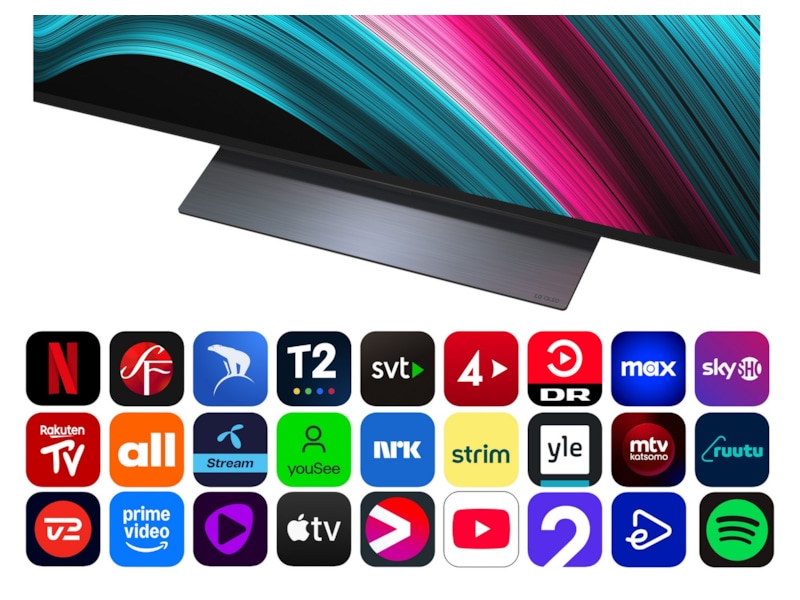 LG 48" C5 AI 4K OLED Smart TV (2025) Bundle 20 - 49 tommer TV