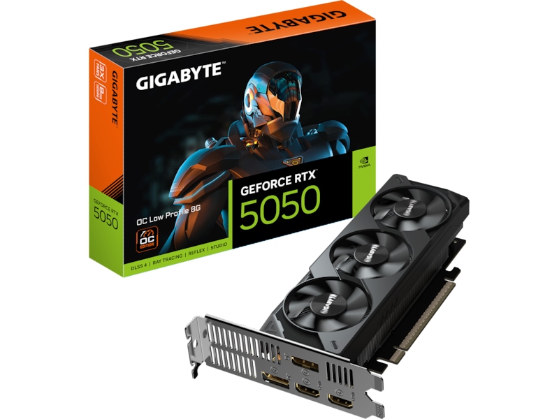 Gigabyte GeForce RTX 5050 OC Low Profile Skjermkort