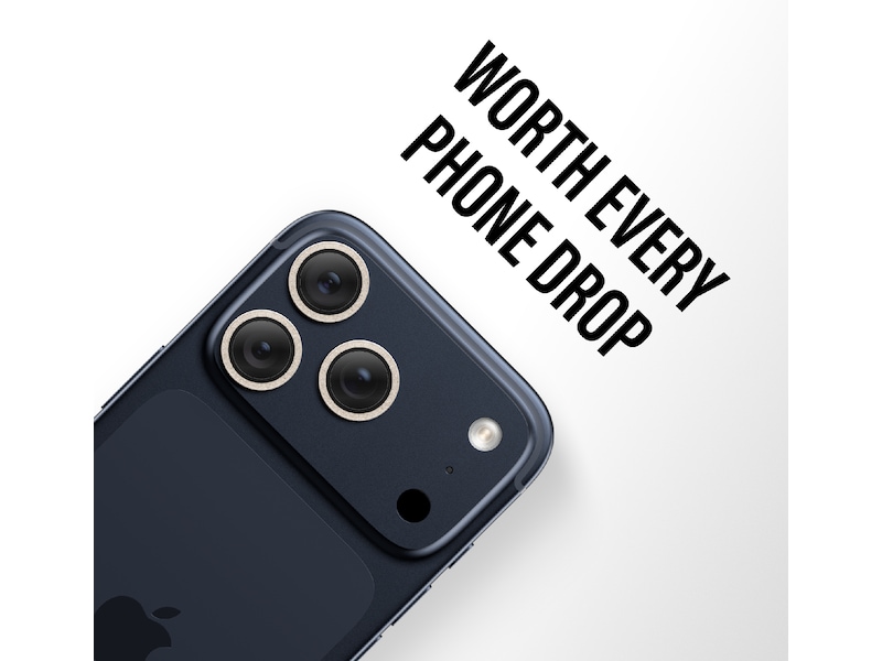 PanzerGlass iPhone 17 Pro / 17 Pro Max / 16 Pro / 16 Pro Max Hoops Linsebeskytter (glitter gold) Skjermbeskyttelse