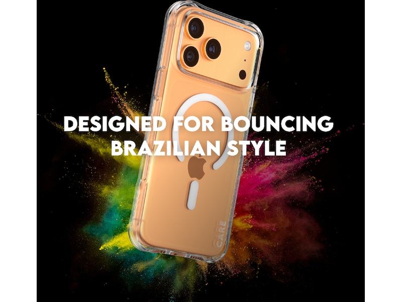 PanzerGlass CARE iPhone 17 Pro Max Samba Hardcase deksel (gjennomsiktig/hvit) Deksel til mobiltelefon