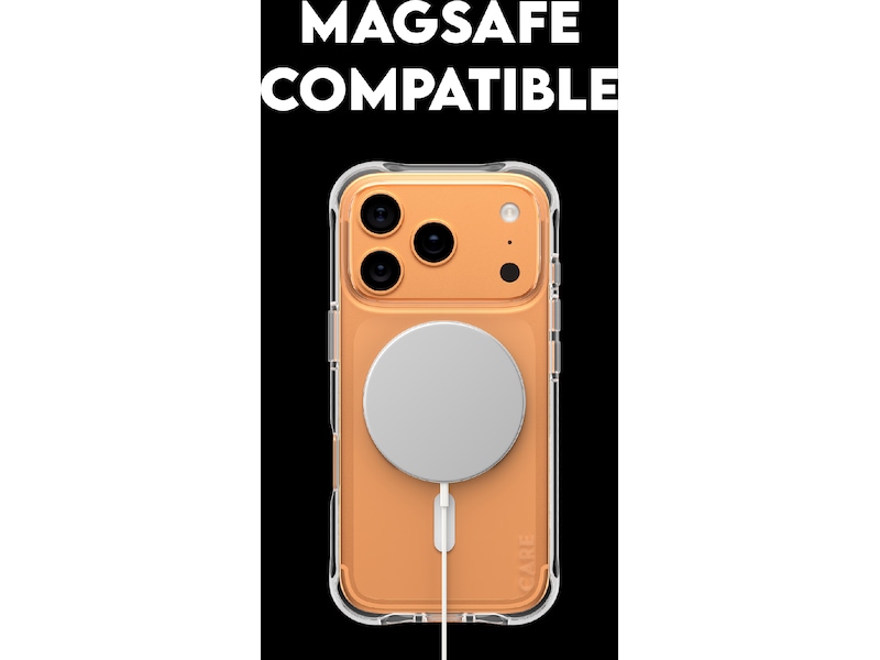 PanzerGlass CARE iPhone 17 Pro Max Samba Hardcase deksel (gjennomsiktig/hvit) Deksel til mobiltelefon