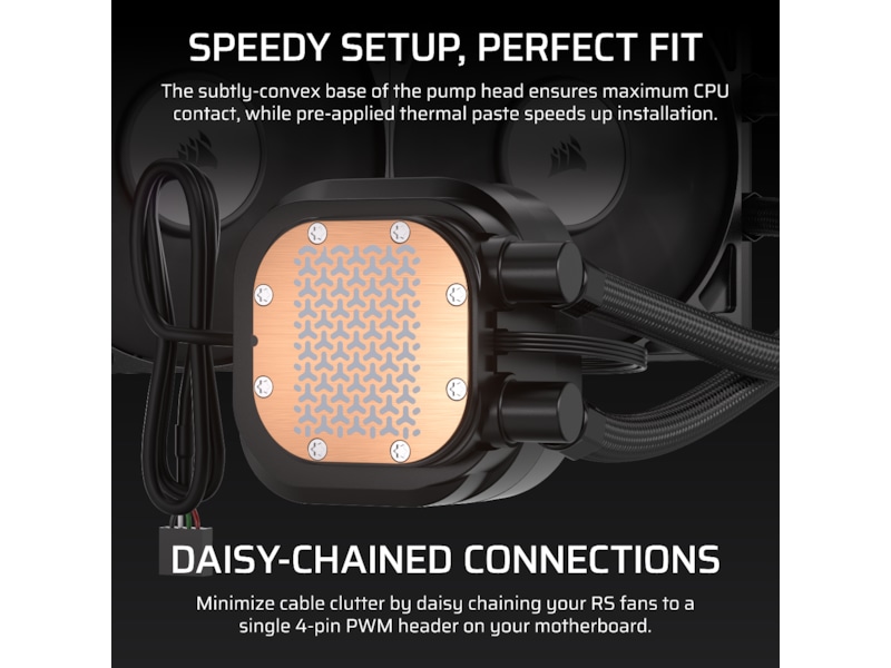 Corsair Nautilus 360 RS LCD Kjøler (sort) CPU - Vannkjøling