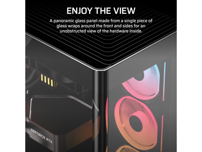 Corsair FRAME 4500X LX-R RGB Mid Tower (sort) Midi tower