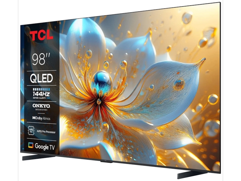 TCL 98" T8C 4K QLED Google TV (2025) Over 80 tommer TV