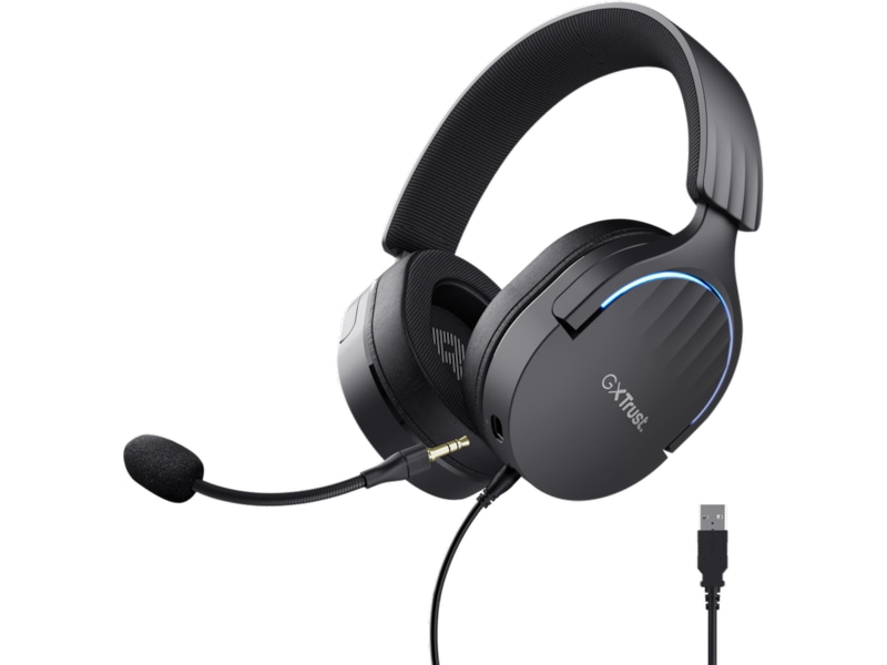 Trust GXT 490 Fayzo 7.1 Usb Headset (sort) Gaming headset