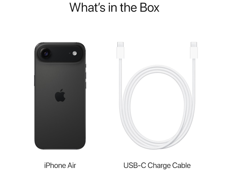 iPhone Air 256GB (stellarsvart) Mobiltelefoner