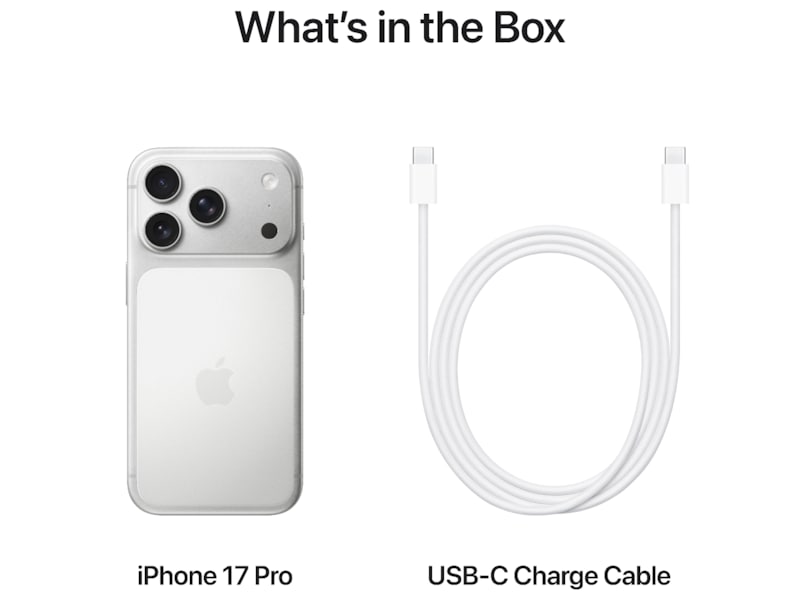 iPhone 17 Pro 512GB (sølv) Mobiltelefoner