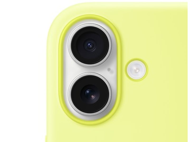 Apple iPhone 17 silikondeksel (neongul) Deksel til mobiltelefon