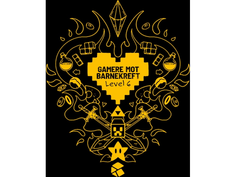 Gamere Mot Barnekreft T-skjorte & Hettegenser XS Merchandise