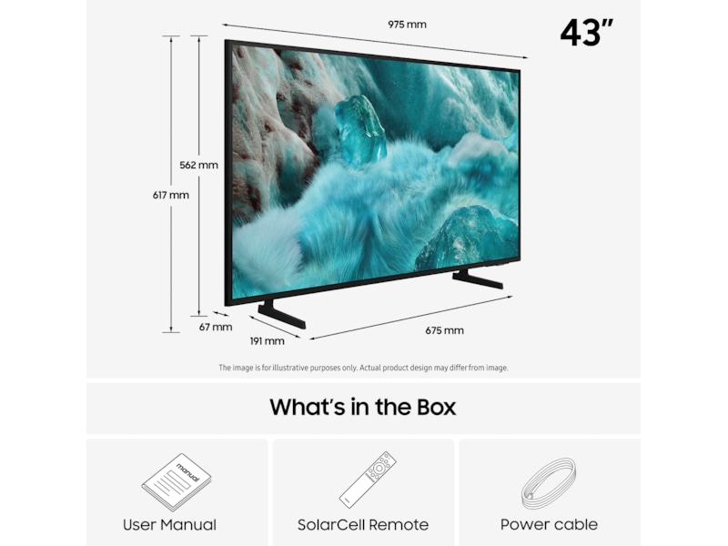 Samsung 43" Q7FA QLED 4K Smart TV (2025) -B-Grade Demo TV/projektor