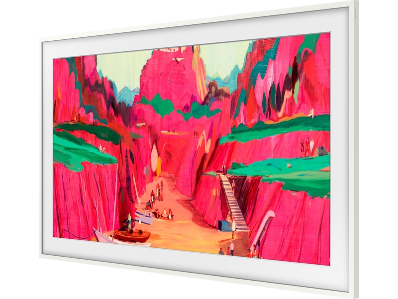 Samsung 75" ramme til The Frame og The Frame Pro (2021-2025, Hvit) TV-ramme & tilbehør
