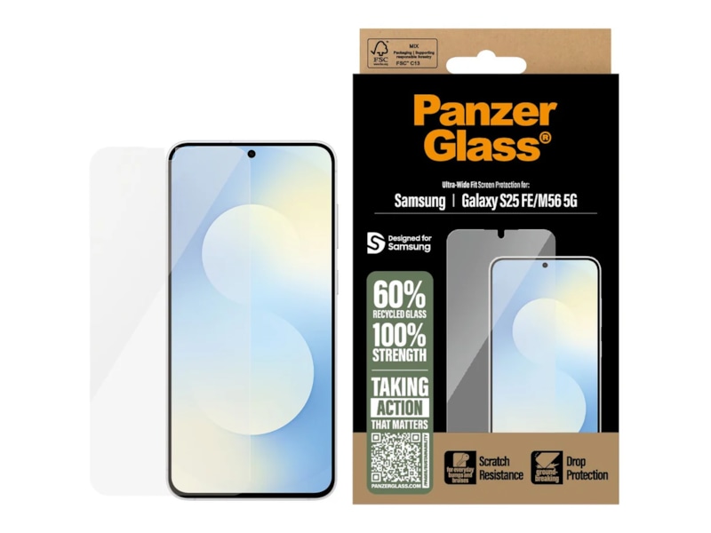 PanzerGlass Galaxy S25 FE Skjermbeskytter Skjermbeskyttelse