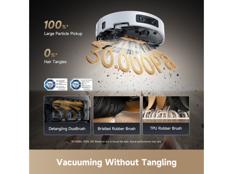 Dreame Aqua10 Ultra Roller Robotstøvsuger (hvit) Robotstøvsugere