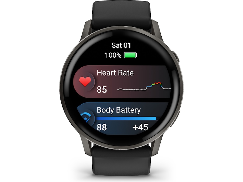 Garmin Venu 4 45mm GPS (black) Smartklokker