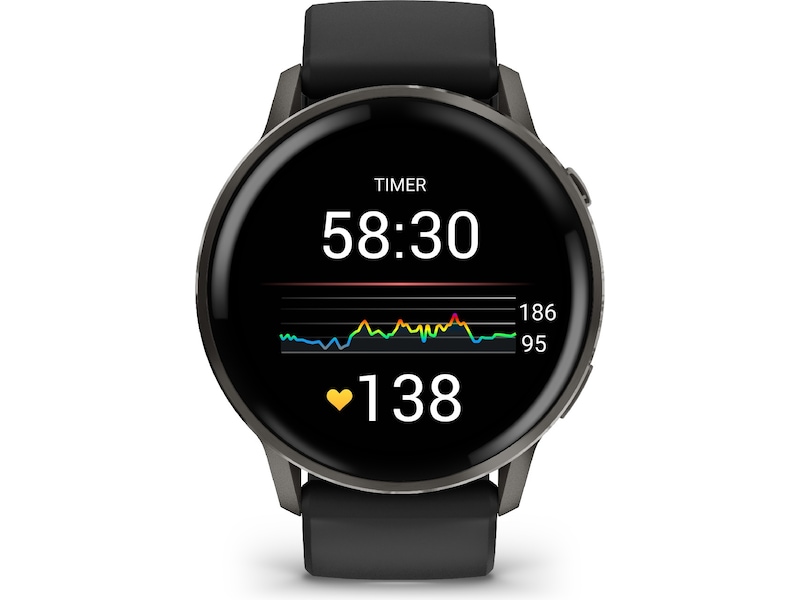 Garmin Venu 4 45mm GPS (black) Smartklokker