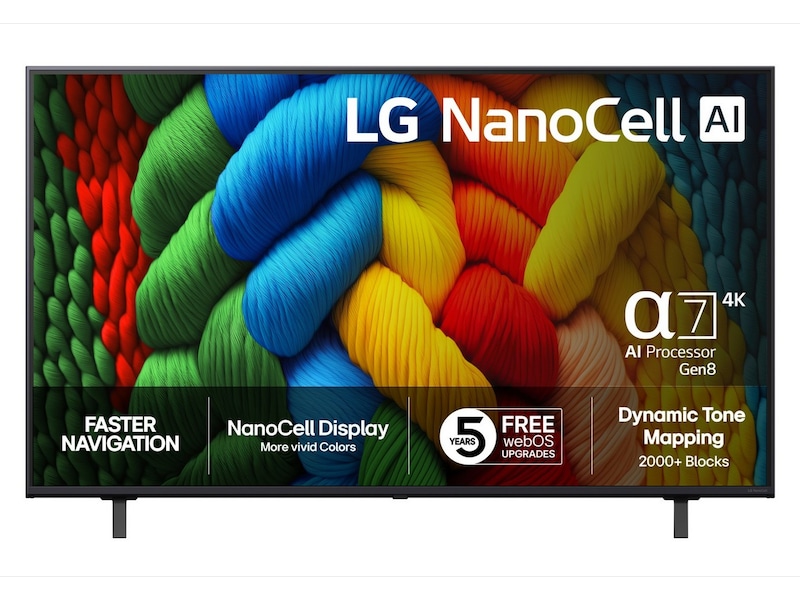 LG 50'' Nano AI 4K 50NANO80A (2025) 50 - 59 tommer TV