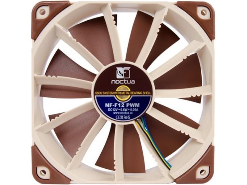 Noctua NF-F12 PWM 120mm Vifte Vifter