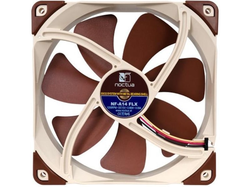 Noctua NF-A14 FLX 140mm Vifte Vifter