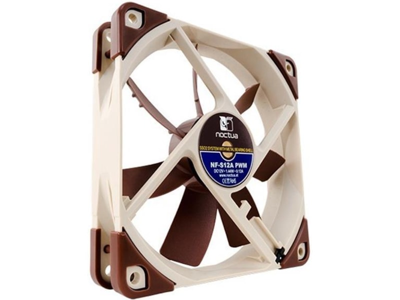 Noctua NF-S12A PWM 120mm Vifte Vifter