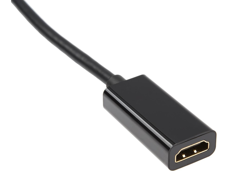 MiniDP til HDMI Adapter 5cm (sort) Kabeladaptere & overganger