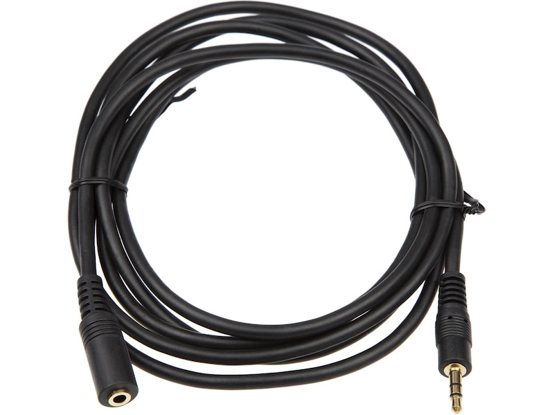 Minijack kabel 2m (sort) HiFi- & høyttalerkabler