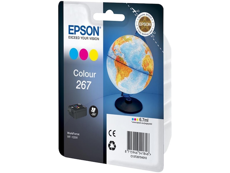 Epson Blekk 267 Tri-Color Blekkpatroner