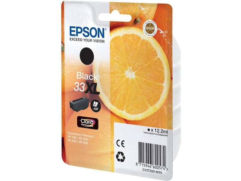 Epson Blekk 33XL Sort Blekkpatroner