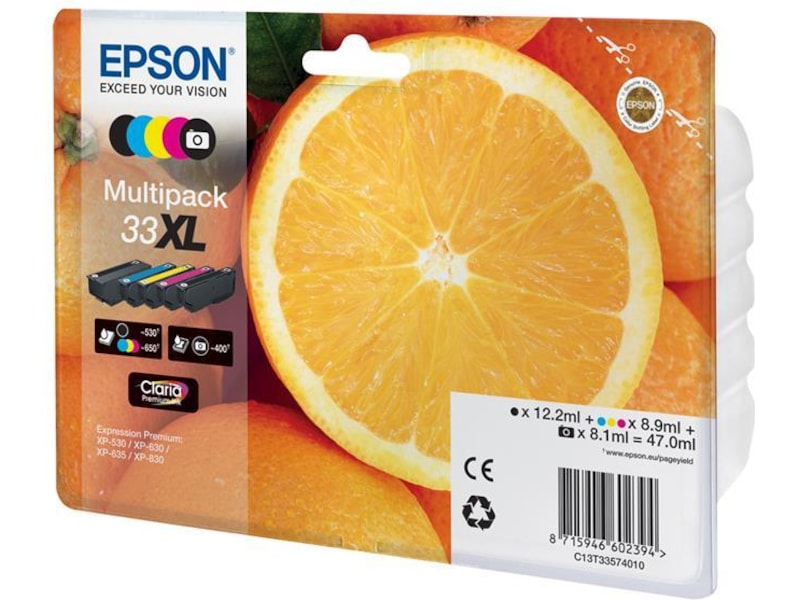 Epson Blekk 33XL Multipack Blekkpatroner