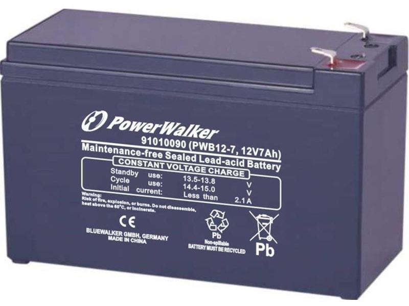 BlueWalker PW PWB12-7 UPS og UPS batteri