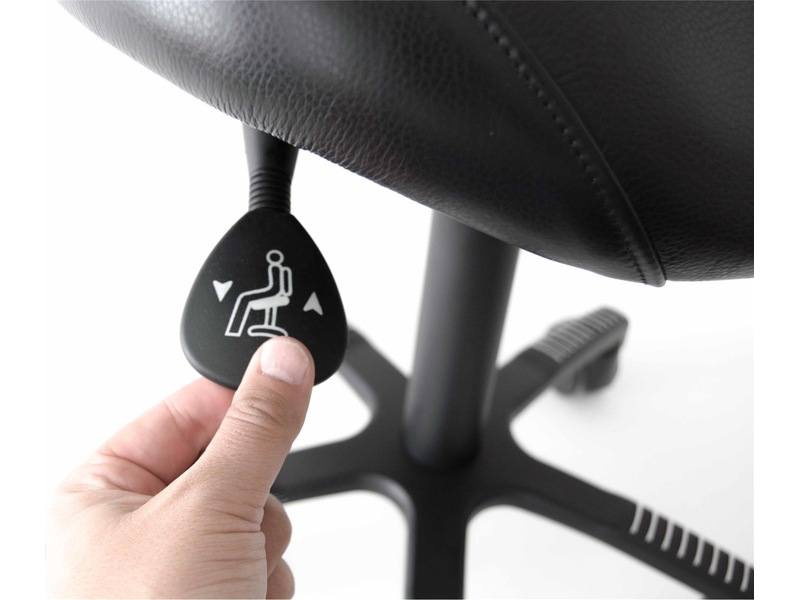 KENSON Flexsadel med skinn Kontorutstyr