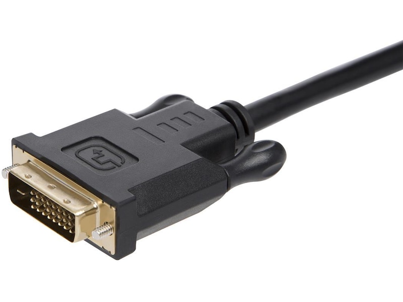 Displayport til DVI-D kabel 1m (sort) Monitorkabler