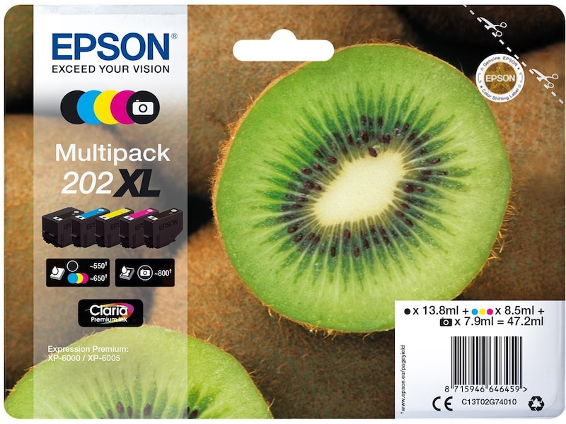 Epson 202XL Multipack (5clr) Blekkpatroner
