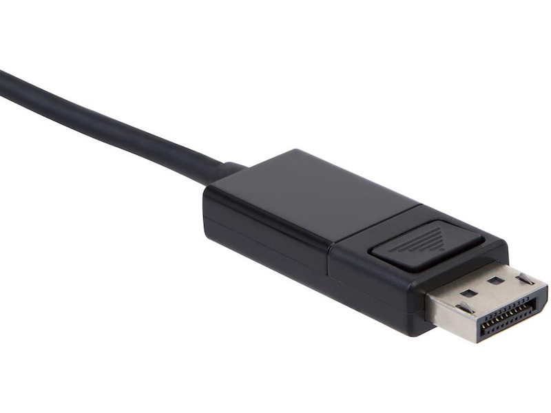USB-C til Displayport kabel 2m (sort) Monitorkabler