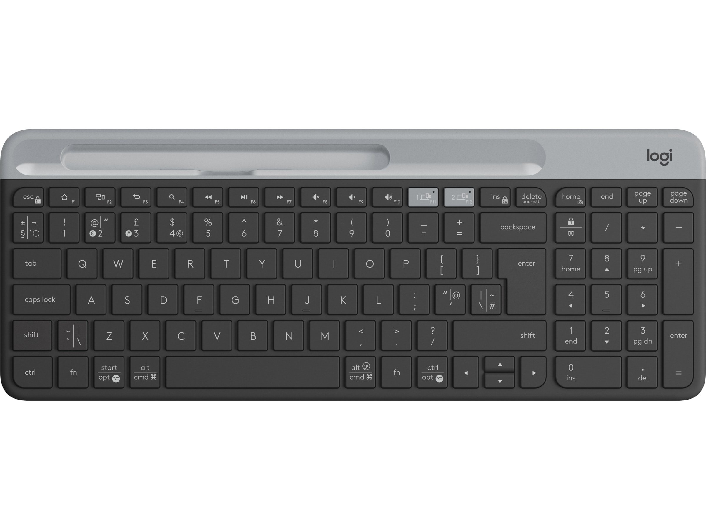 Logitech K580 Slim Multi-Enhet Tastatur Tastatur