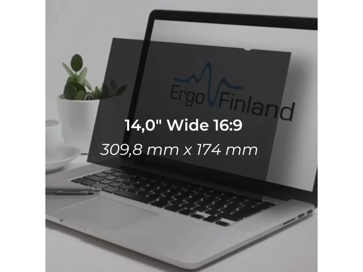 Kenson 14" Wide 16:9 Privacy skjermbeskytter Skjermbeskyttelse nettbrett