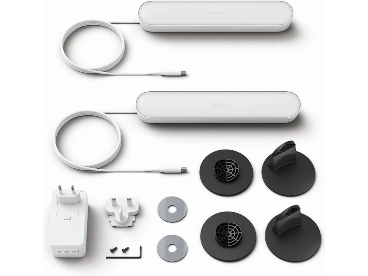 Philips Hue Play light bar 2-pakning (hvit) Led strips & underholdning