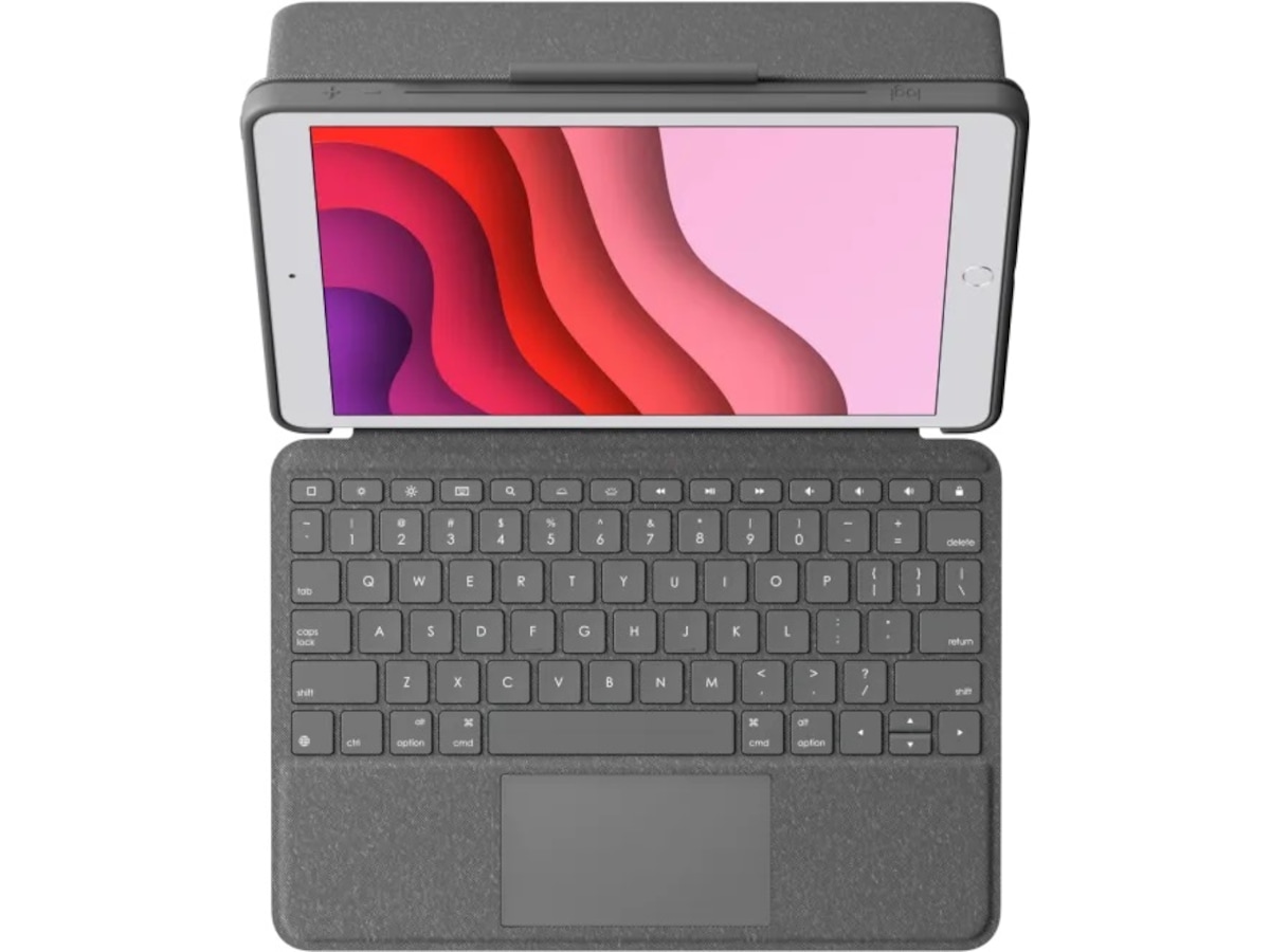 Logitech iPad 10,2" (2021) Combo Touch (grafitt) Deksel til nettbrett