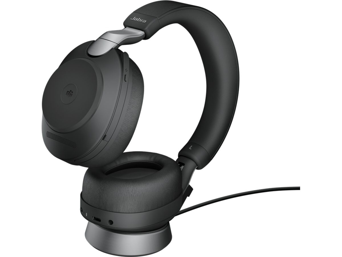 Jabra Evolve2 85, Link380a MS Stereo Stand Black Headset