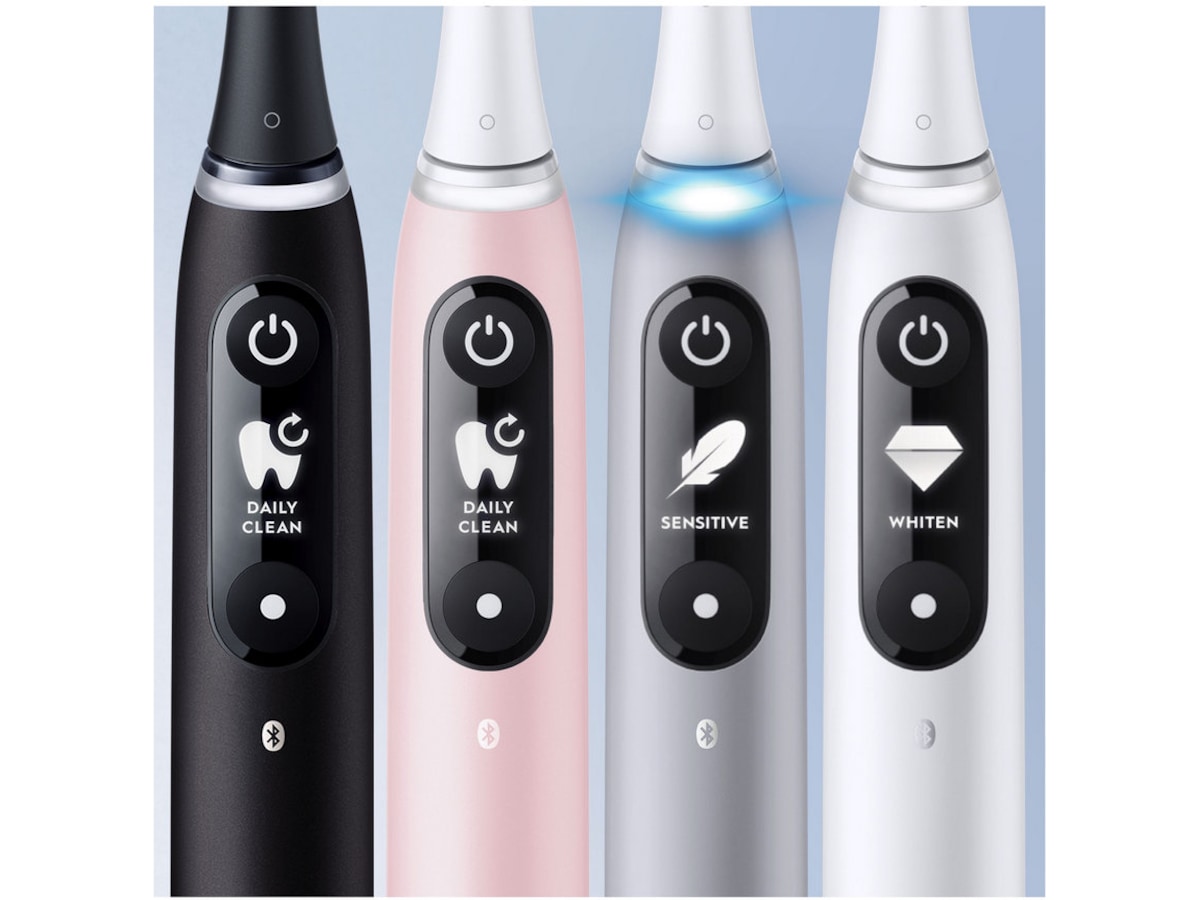 Oral-B iO6 Elektrisk Tannbørste (sort lava & pink sand) Elektriske tannbørster