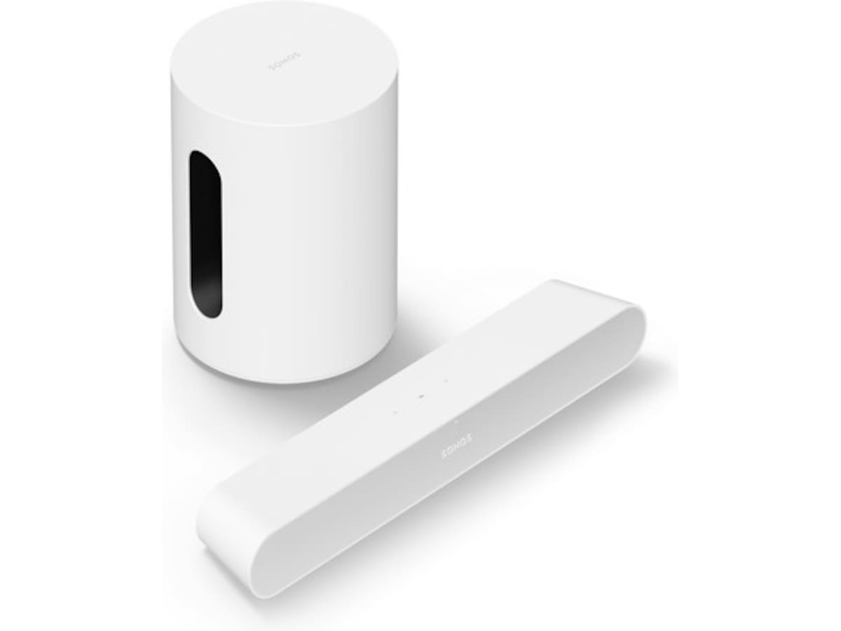 Sonos Ray Lydplanke (hvit) + Sub Mini Lydplanker