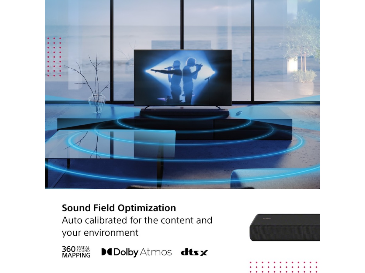 Sony HT-A3000 Dolby Atmos® Lydplanke (sort) Lydplanker