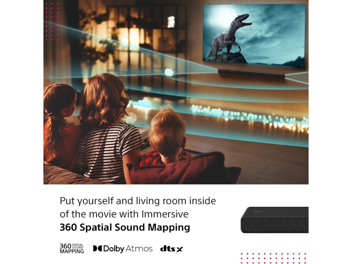 Sony HT-A3000 Dolby Atmos® Lydplanke (sort) Lydplanker