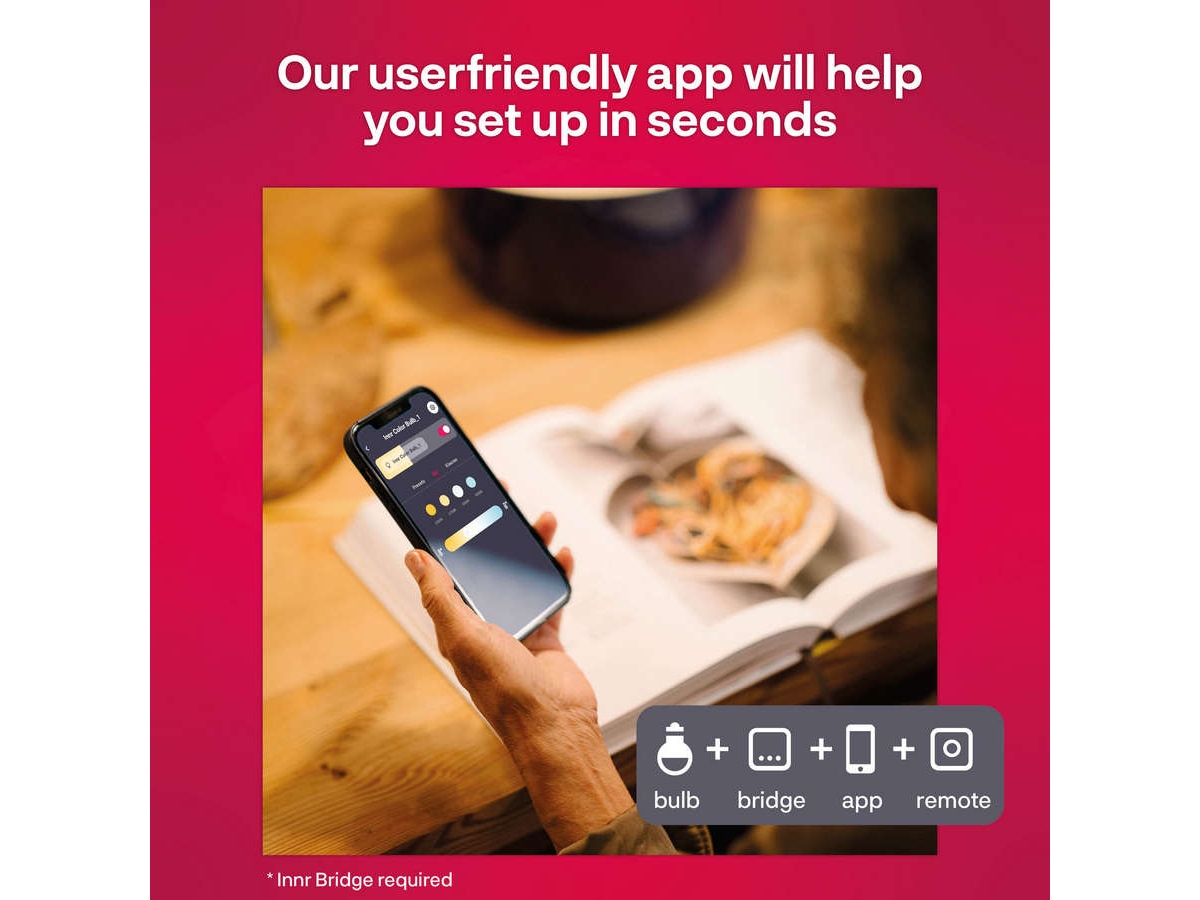 Innr startpakke GU10 farge Lyspærer & LED-pærer