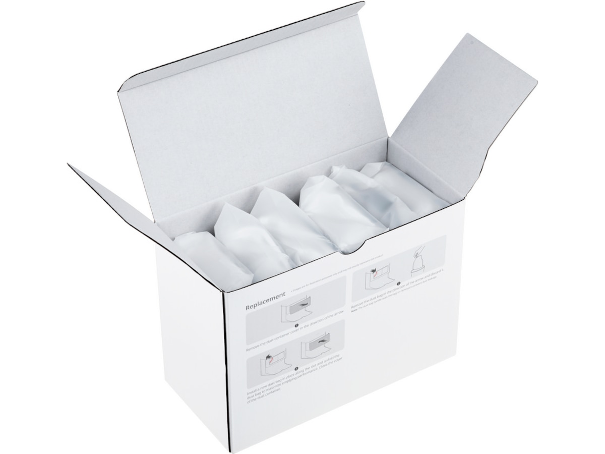 Roborock Støvsugerpose 6-pakning Tilbehør til støvsugere & rengjøring