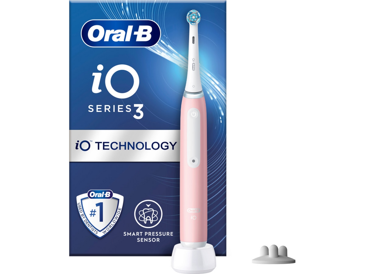 Oral-B iO 3 Elektrisk Tannbørste (rosa) Elektriske tannbørster